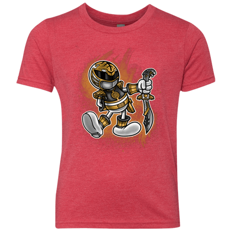 T-Shirts Vintage Red / YXS White Ranger Artwork Youth Triblend T-Shirt