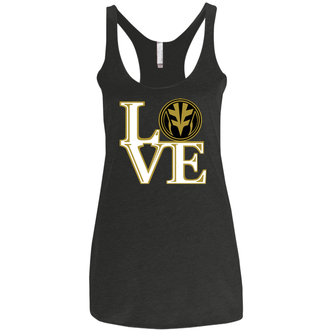 T-Shirts Vintage Black / X-Small White Ranger LOVE Women's Triblend Racerback Tank