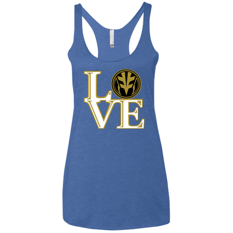 T-Shirts Vintage Royal / X-Small White Ranger LOVE Women's Triblend Racerback Tank