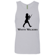 T-Shirts Heather Grey / Small White walkers Men's Premium Tank Top