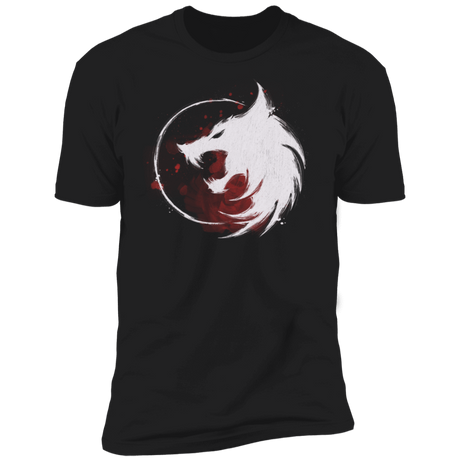 T-Shirts Black / X-Small White Wolf Men's Premium T-Shirt
