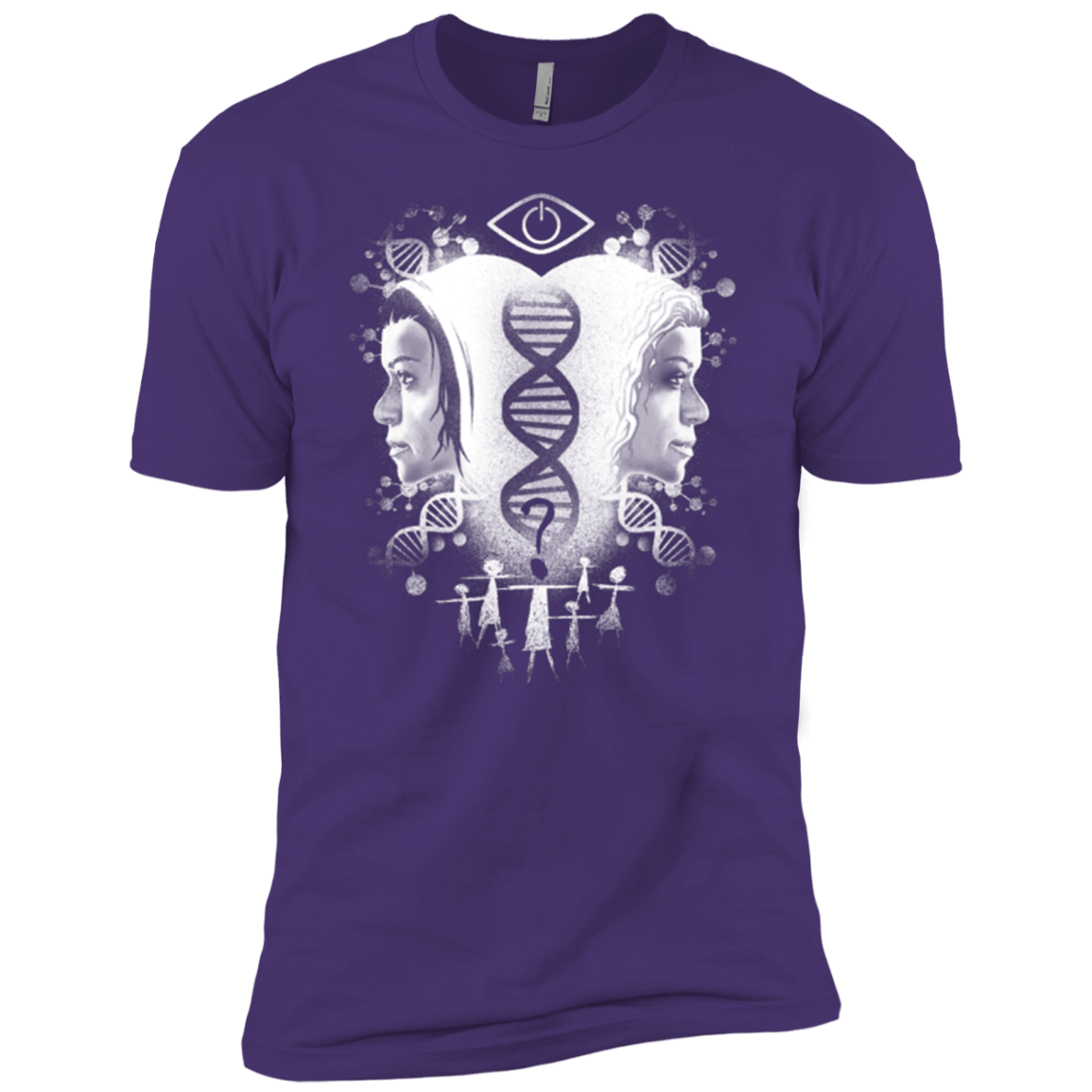 T-Shirts Purple / X-Small Who Am I Men's Premium T-Shirt