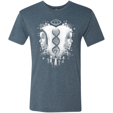 T-Shirts Indigo / Small Who Am I Men's Triblend T-Shirt