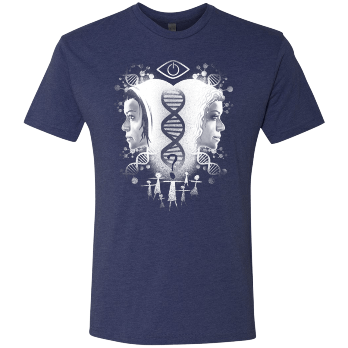 T-Shirts Vintage Navy / Small Who Am I Men's Triblend T-Shirt