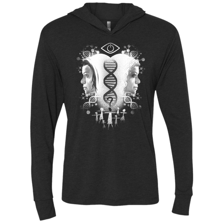 T-Shirts Vintage Black / X-Small Who Am I Triblend Long Sleeve Hoodie Tee