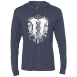 T-Shirts Vintage Navy / X-Small Who Am I Triblend Long Sleeve Hoodie Tee