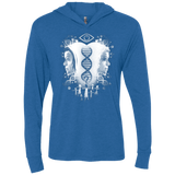 T-Shirts Vintage Royal / X-Small Who Am I Triblend Long Sleeve Hoodie Tee