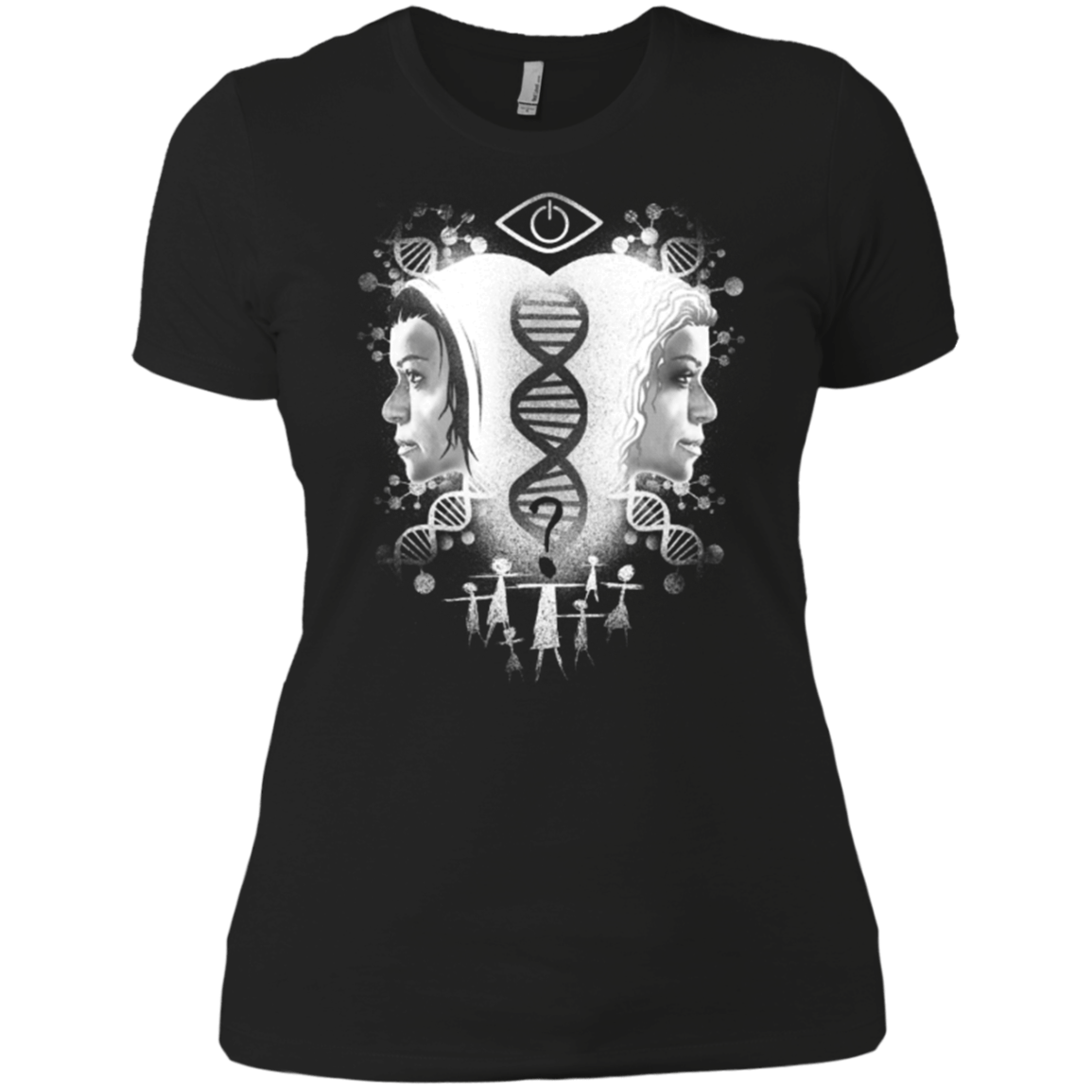 T-Shirts Black / X-Small Who Am I Women's Premium T-Shirt