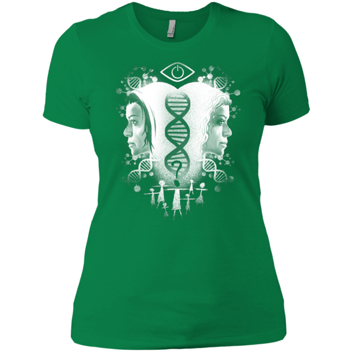 T-Shirts Kelly Green / X-Small Who Am I Women's Premium T-Shirt