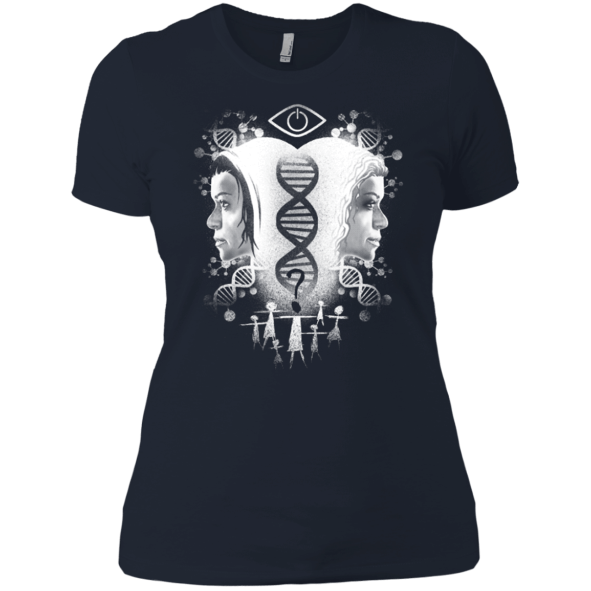 T-Shirts Midnight Navy / X-Small Who Am I Women's Premium T-Shirt