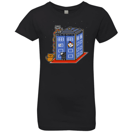 T-Shirts Black / YXS Who Atsume Girls Premium T-Shirt