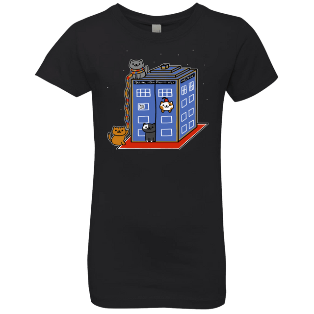 T-Shirts Black / YXS Who Atsume Girls Premium T-Shirt