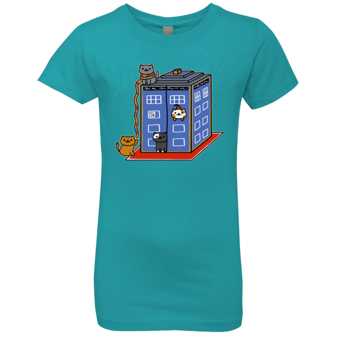 T-Shirts Tahiti Blue / YXS Who Atsume Girls Premium T-Shirt