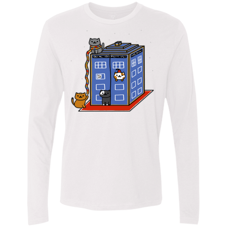 T-Shirts White / Small Who Atsume Men's Premium Long Sleeve