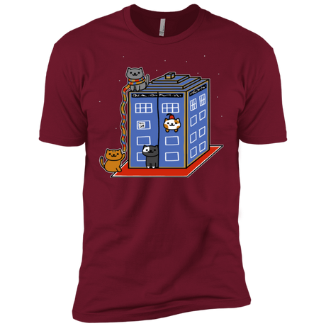 T-Shirts Cardinal / X-Small Who Atsume Men's Premium T-Shirt