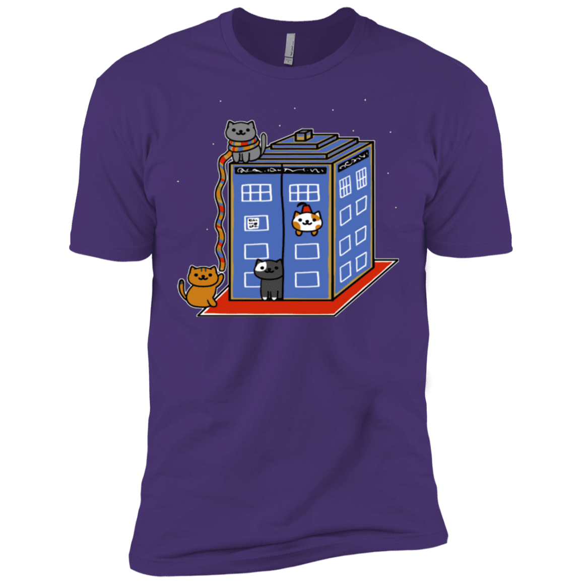 T-Shirts Purple / X-Small Who Atsume Men's Premium T-Shirt