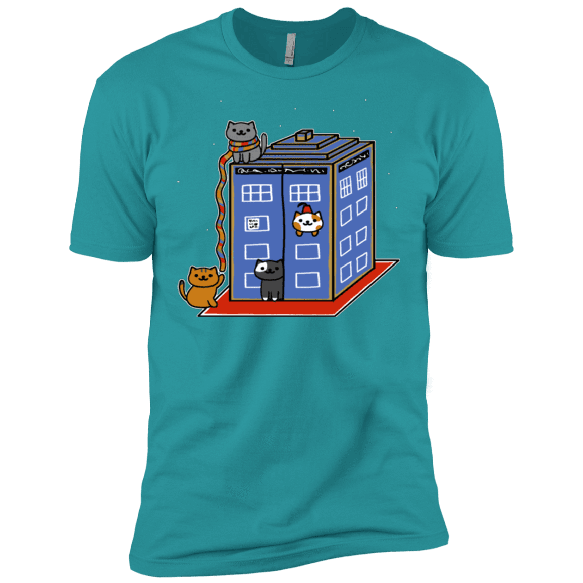 T-Shirts Tahiti Blue / X-Small Who Atsume Men's Premium T-Shirt