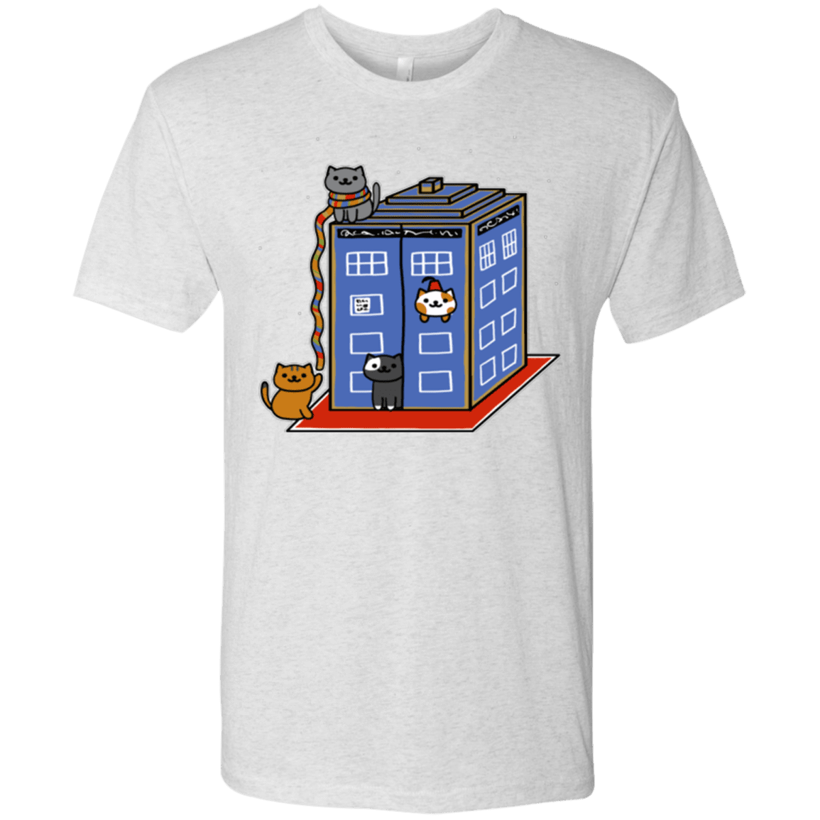 T-Shirts Heather White / Small Who Atsume Men's Triblend T-Shirt