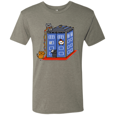 T-Shirts Venetian Grey / Small Who Atsume Men's Triblend T-Shirt