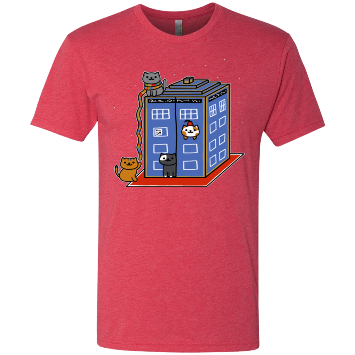 T-Shirts Vintage Red / Small Who Atsume Men's Triblend T-Shirt