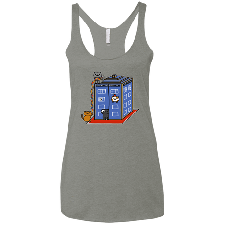 T-Shirts Venetian Grey / X-Small Who Atsume Women's Triblend Racerback Tank