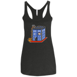 T-Shirts Vintage Black / X-Small Who Atsume Women's Triblend Racerback Tank