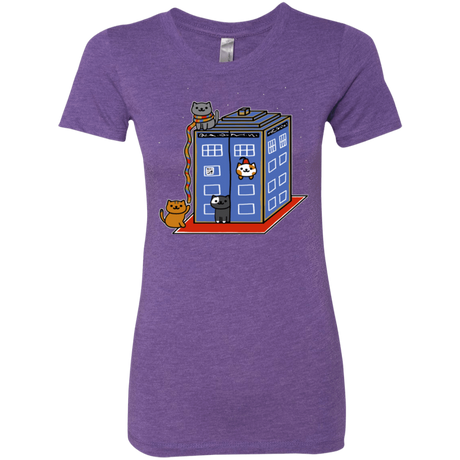 T-Shirts Purple Rush / Small Who Atsume Women's Triblend T-Shirt