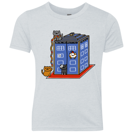 T-Shirts Heather White / YXS Who Atsume Youth Triblend T-Shirt