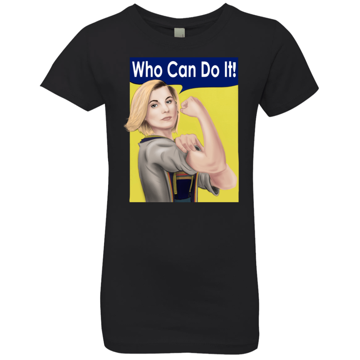 T-Shirts Black / YXS Who Can Do It Girls Premium T-Shirt