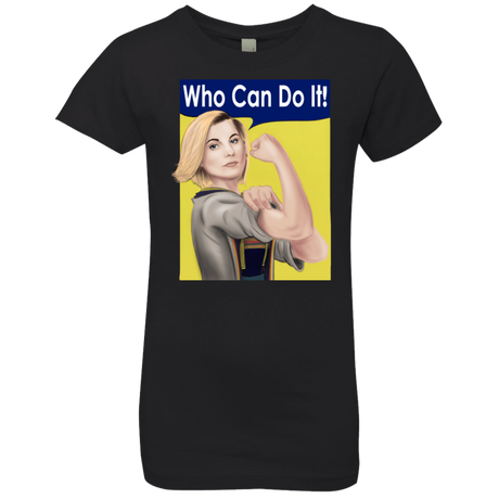 T-Shirts Black / YXS Who Can Do It Girls Premium T-Shirt