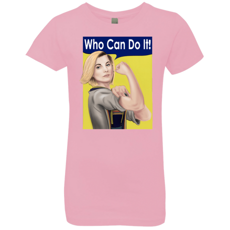 T-Shirts Light Pink / YXS Who Can Do It Girls Premium T-Shirt