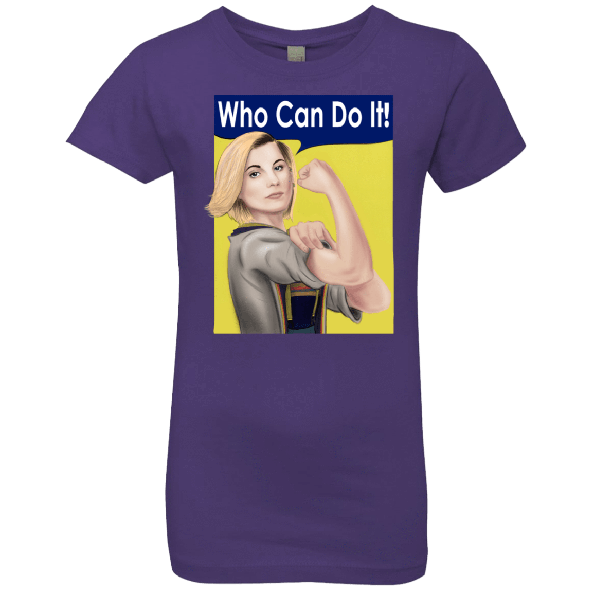 T-Shirts Purple Rush / YXS Who Can Do It Girls Premium T-Shirt