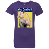 T-Shirts Purple Rush / YXS Who Can Do It Girls Premium T-Shirt