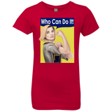 T-Shirts Red / YXS Who Can Do It Girls Premium T-Shirt