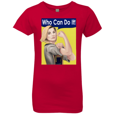 T-Shirts Red / YXS Who Can Do It Girls Premium T-Shirt