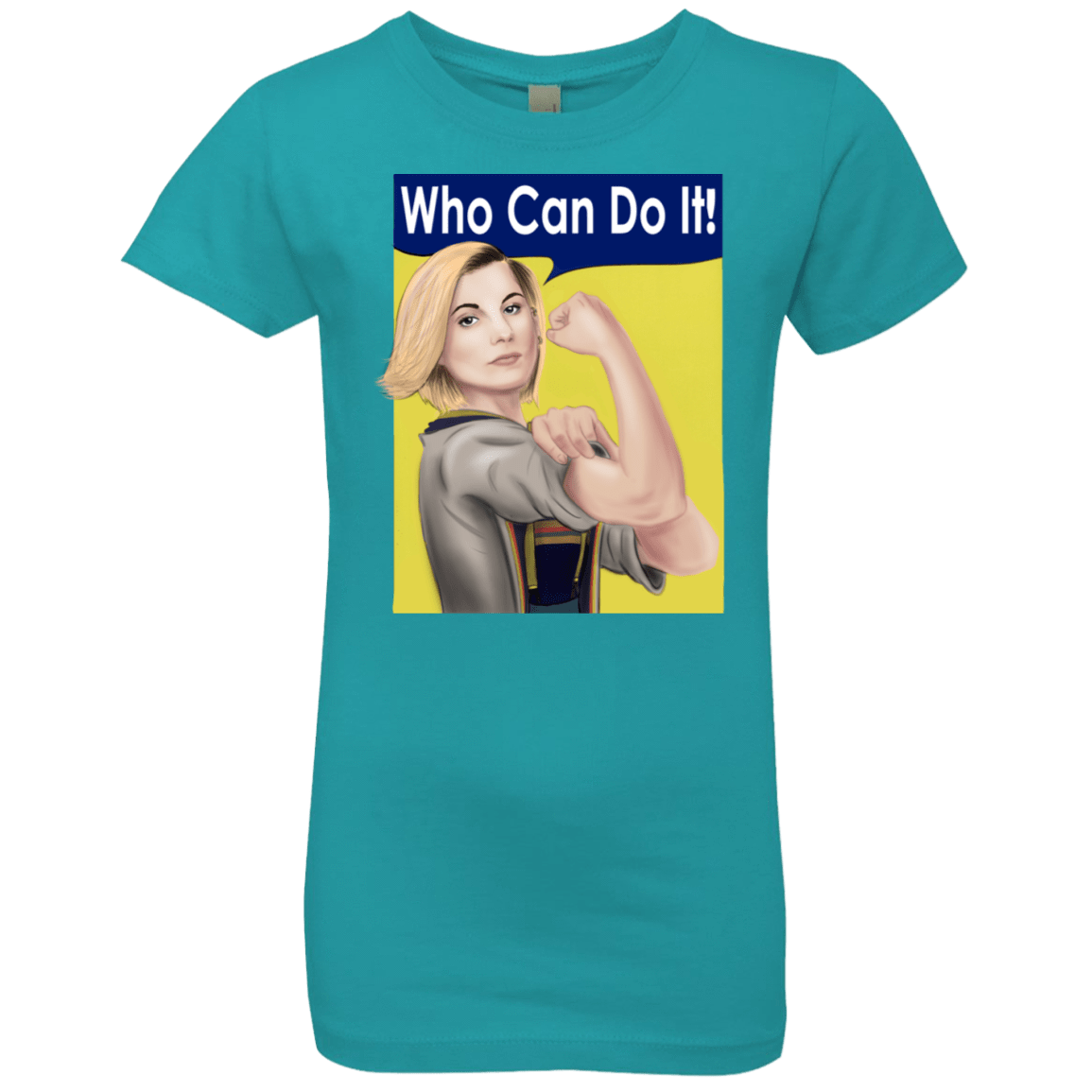 T-Shirts Tahiti Blue / YXS Who Can Do It Girls Premium T-Shirt