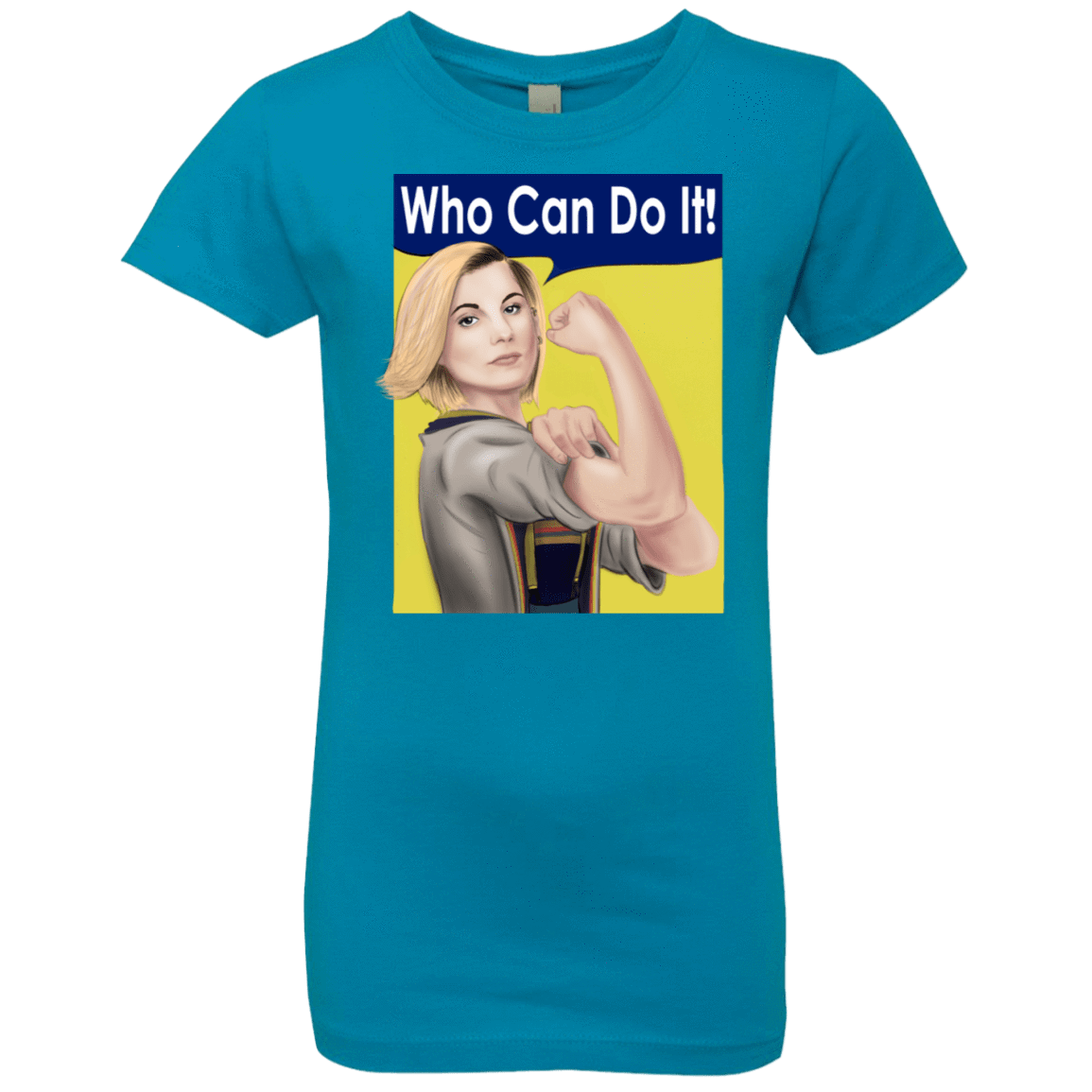 T-Shirts Turquoise / YXS Who Can Do It Girls Premium T-Shirt