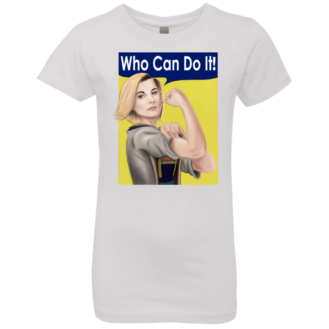 T-Shirts White / YXS Who Can Do It Girls Premium T-Shirt