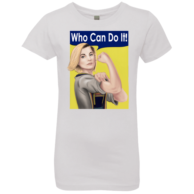 T-Shirts White / YXS Who Can Do It Girls Premium T-Shirt