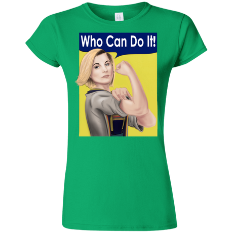 T-Shirts Irish Green / S Who Can Do It Junior Slimmer-Fit T-Shirt