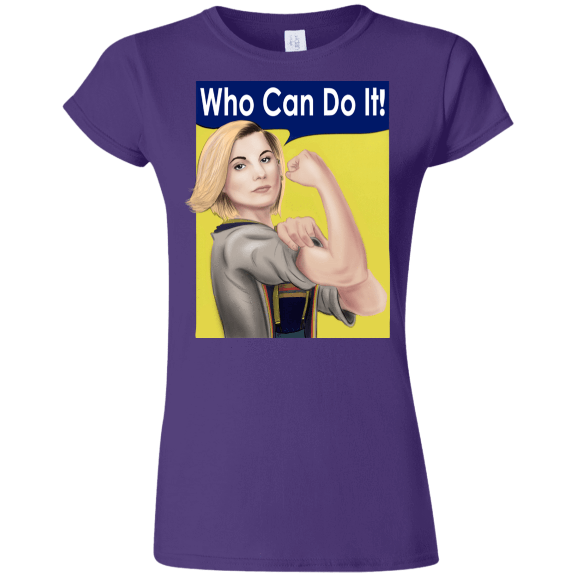 T-Shirts Purple / S Who Can Do It Junior Slimmer-Fit T-Shirt