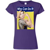 T-Shirts Purple / S Who Can Do It Junior Slimmer-Fit T-Shirt