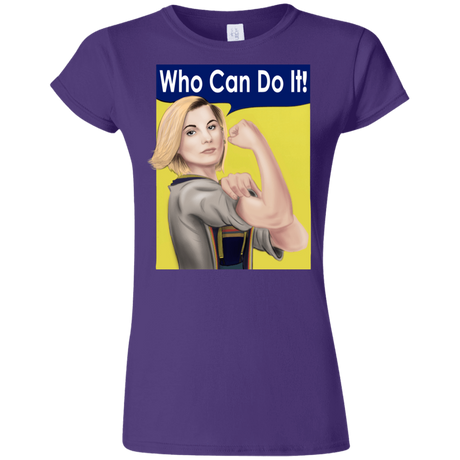 T-Shirts Purple / S Who Can Do It Junior Slimmer-Fit T-Shirt