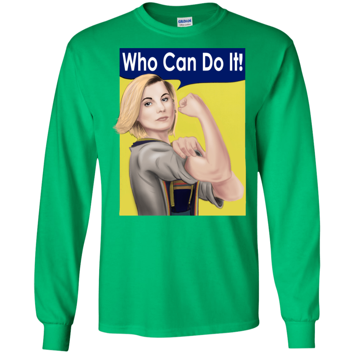 T-Shirts Irish Green / S Who Can Do It Men's Long Sleeve T-Shirt