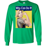 T-Shirts Irish Green / S Who Can Do It Men's Long Sleeve T-Shirt