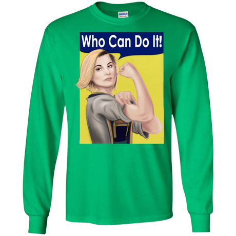 T-Shirts Irish Green / S Who Can Do It Men's Long Sleeve T-Shirt