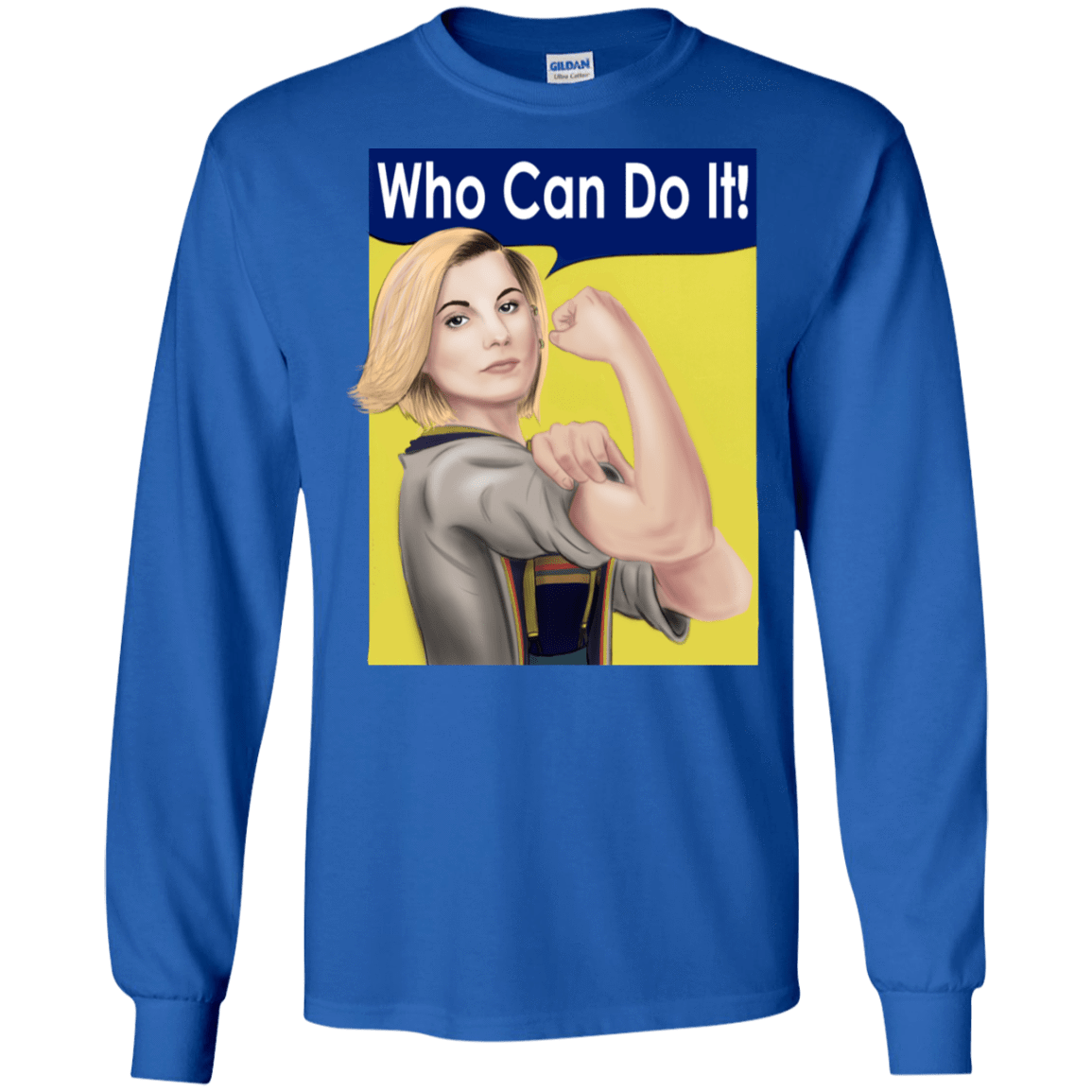 T-Shirts Royal / S Who Can Do It Men's Long Sleeve T-Shirt