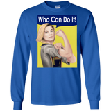 T-Shirts Royal / S Who Can Do It Men's Long Sleeve T-Shirt