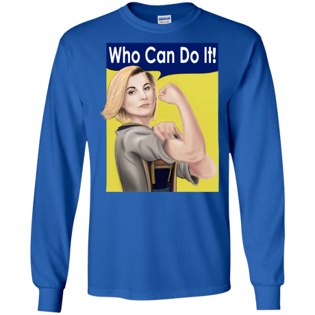 T-Shirts Royal / S Who Can Do It Men's Long Sleeve T-Shirt