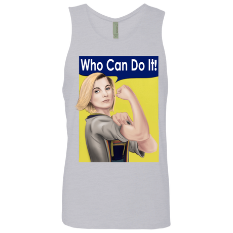 T-Shirts Heather Grey / S Who Can Do It Men's Premium Tank Top